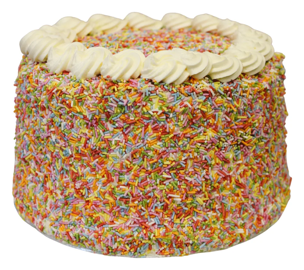 Full Sprinkle Cake from Knotts Bakery